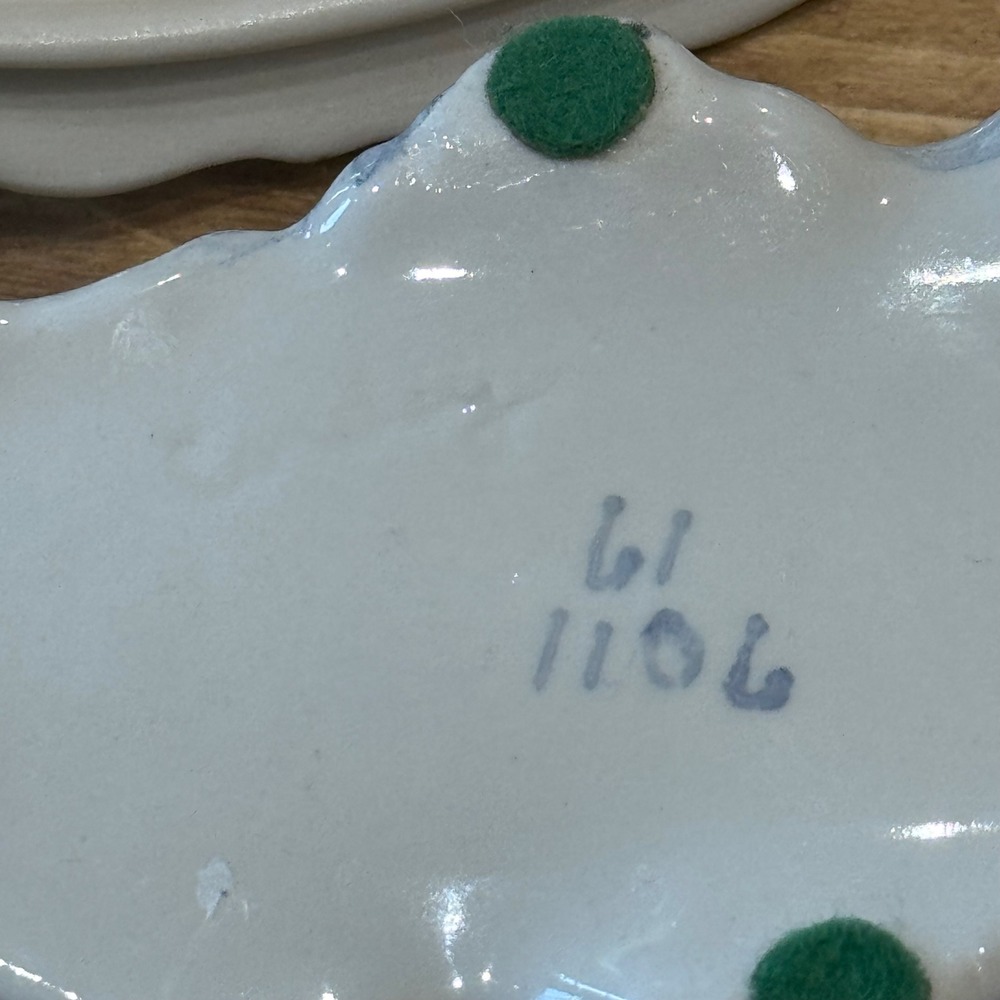 Antique Corday White Porcelain Oval Trinket Box 3D Floral Lid Victorian Rare - Picture 5 of 12
